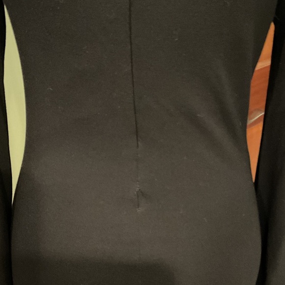 Chic Black Long Sleeve Dress, Sexy! Size S - Picture 6 of 7